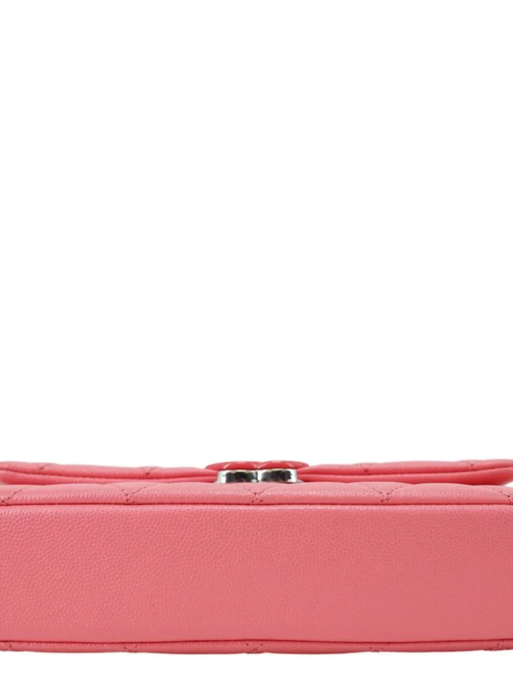 Chanel My Everything Flap Small Quilted Caviar Leather Shoulder Bag Pink